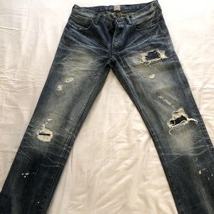 PRPS Barracuda Distressed Denim.
